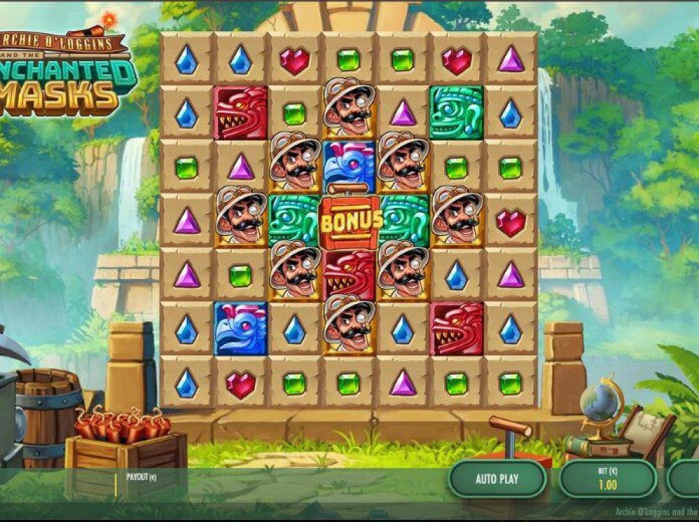 Archie O’Loggins and the Enchanted Masks Slot